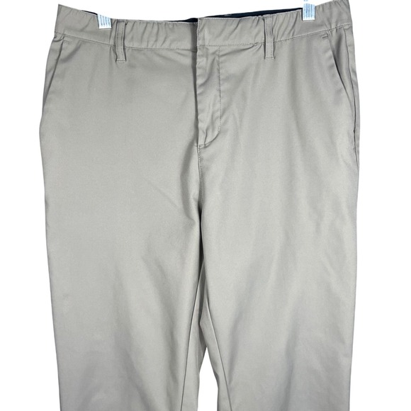 BYLT Premium Basics Other - BYLT Premium Basics Everyday Pant Mens 34 Khaki Tapered Tech Chino Performance